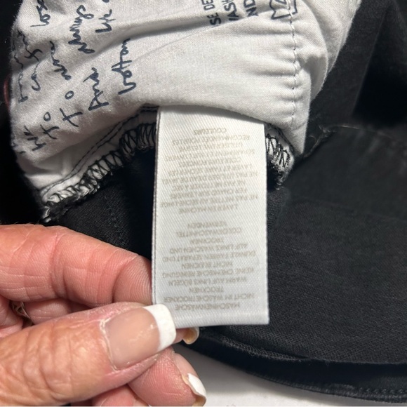 Boden the Salsbury Side Split Black Denim Jeans Womens 14R - Picture 15 of 15